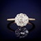 18ct Gold & Diamond Daisy Cluster Ring | Edwardian c.1910s - image 2
