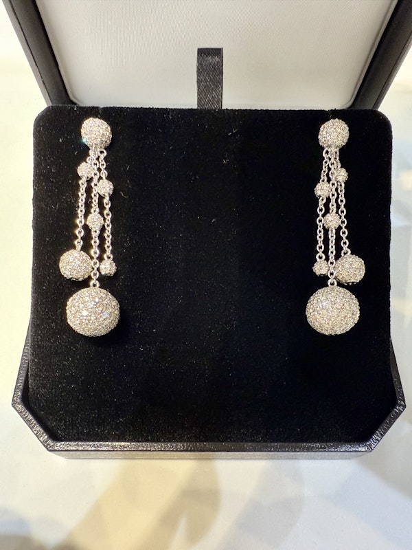 6.45ct Diamond Earrings - image 3