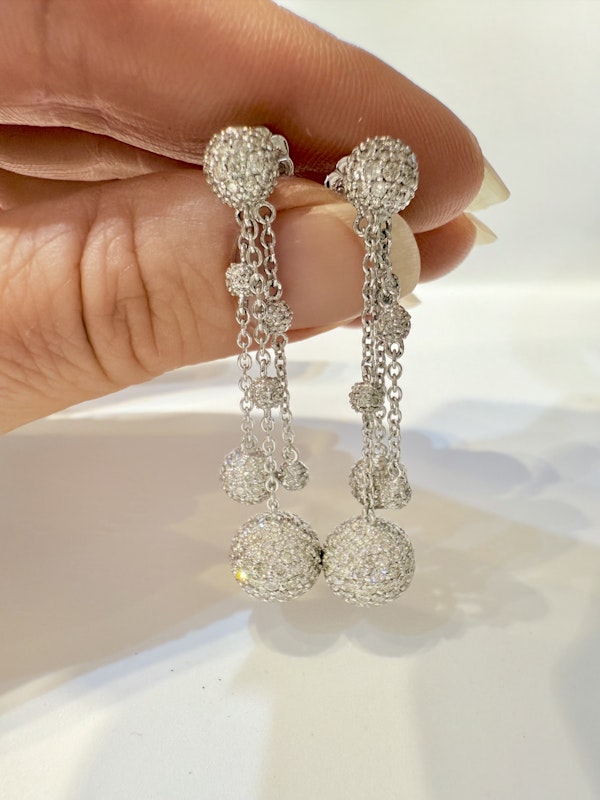 6.45ct Diamond Earrings - image 5