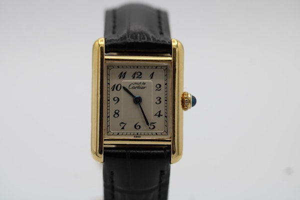 Cartier Tank Vermeil 5057001 Cartier Travel Pouch New strap Full Service - image 6