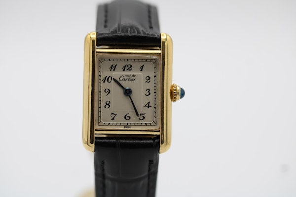 Cartier Tank Vermeil 5057001 Cartier Travel Pouch New strap Full Service - image 9