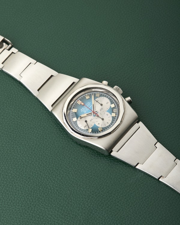 Zenith A782 El Primero Vintage Turquoise Dial Lobster Bracelet - image 8