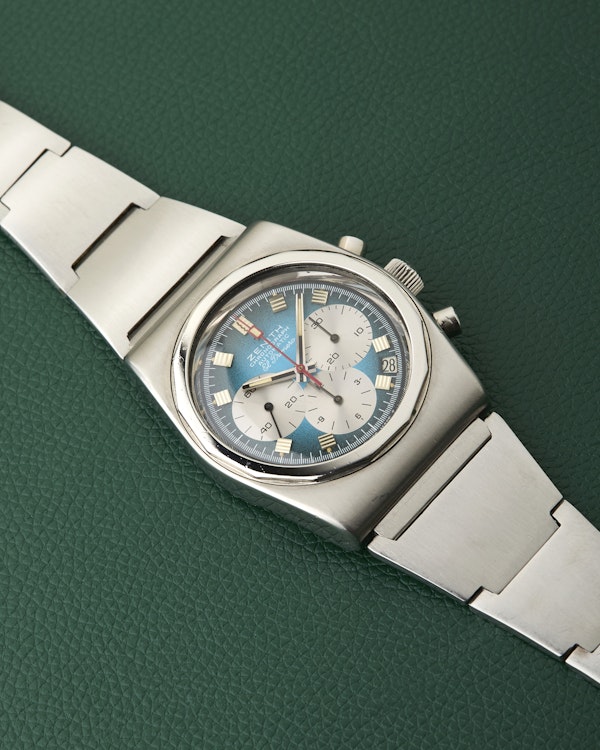 Zenith A782 El Primero Vintage Turquoise Dial Lobster Bracelet - image 9