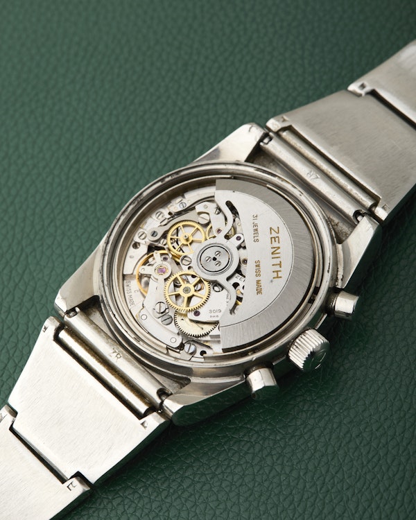 Zenith A782 El Primero Vintage Turquoise Dial Lobster Bracelet - image 15
