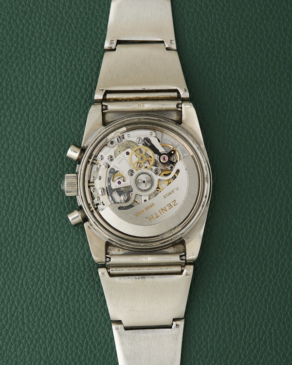 Zenith A782 El Primero Vintage Turquoise Dial Lobster Bracelet - image 13