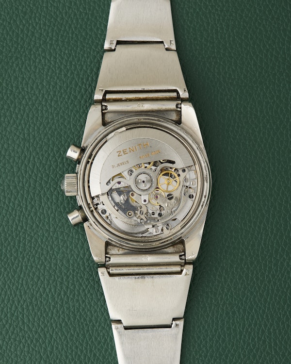 Zenith A782 El Primero Vintage Turquoise Dial Lobster Bracelet - image 14