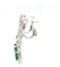 18k gold Mauboussin emerald & diamond eastings - image 2