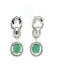 18k gold Mauboussin emerald & diamond eastings - image 4