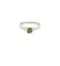 18k gold Green Tourmaline & diamond ring - image 1