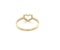 9k gold Heart diamond ring - image 4