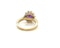Amethyst & diamond cluster ring - image 5