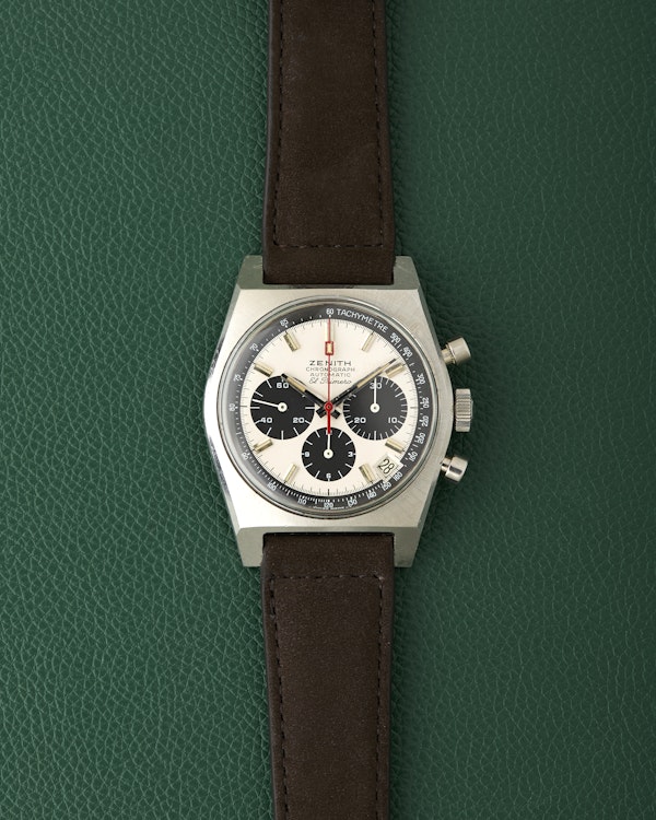 Zenith A384 Vintage Chronograph El Primero Panda Dial - image 1