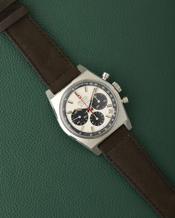 Zenith A384 Vintage Chronograph El Primero Panda Dial - image 2