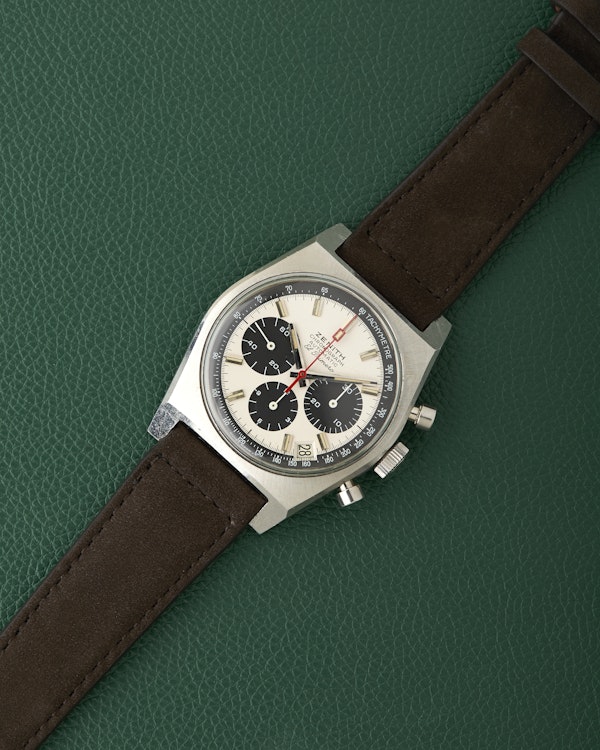 Zenith A384 Vintage Chronograph El Primero Panda Dial - image 3