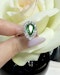 18k gold 2.03ct. Pear shape Tsavorite & diamond ring - image 4