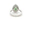 18k gold 2.03ct. Pear shape Tsavorite & diamond ring - image 5