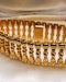 Downstairs at Grays: A fine 18 ct Yellow Gold Bracelet (tested), in a linked balustrade design, with French marks (crab), and a makers mark: LP. Circa 1930. - image 4