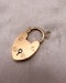 Downstairs at Grays: A fine 18ct Yellow Gold, Heart Shaped Padlock. Chester Makers Mark H&H,  Hallmark 1903 - image 2
