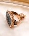 Downstairs at Grays: A Late Georgian 9ct Yellow Gold (tested), Seal, with foliate outline and a Bloodstone Antique Intaglio "Virtute  non Verbis".  Circa 1830 - image 4