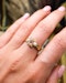 Downstairs at Grays: A stunning 18 Carat Yellow Gold Crossover Ring with Ruby and Pearls - image 3