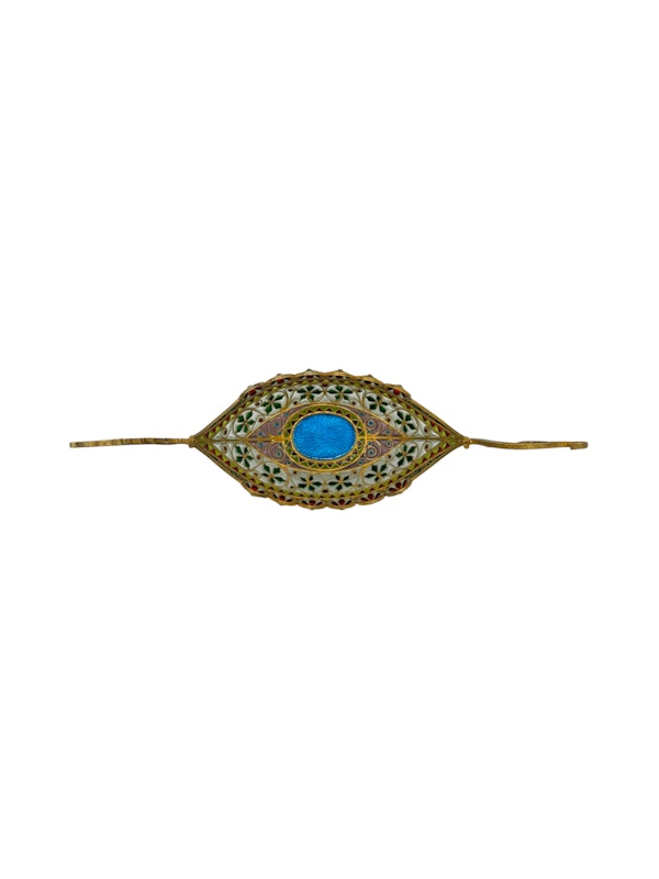Silver gilt pique-a-jour and guilloché enamel, Norway, early 20th century. - image 3