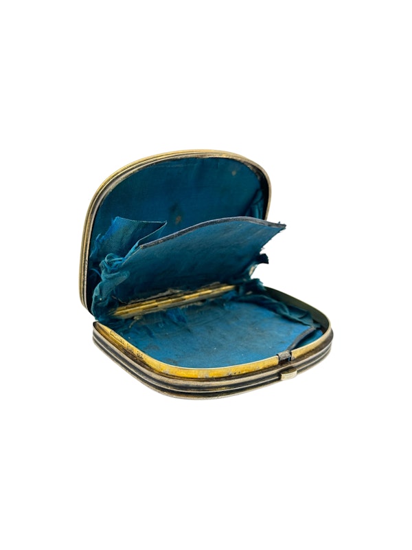 Russian silver gilt and champleve enamel purse by Khlebnikov, Moscow, 1875. - image 5