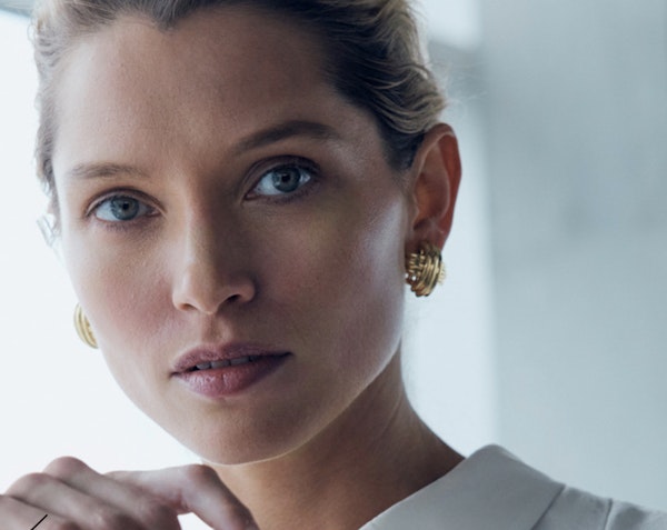 Tiffany 18k Gold X Earrings - image 3