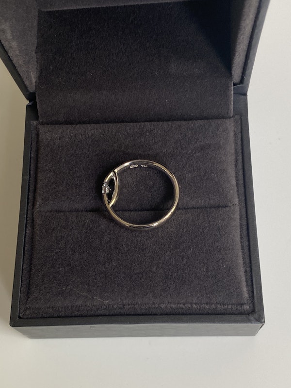 Georg Jensen 18k Diamond Centenary ring - image 2