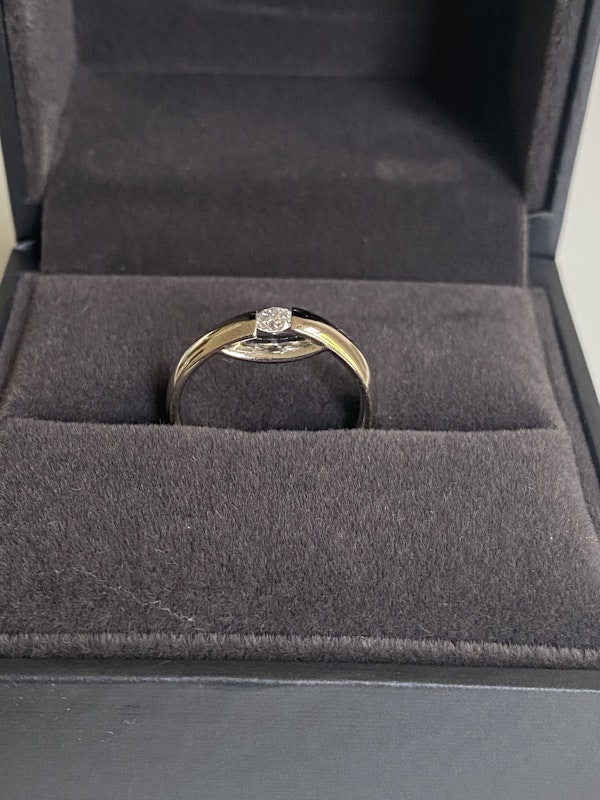Georg Jensen 18k Diamond Centenary ring - image 3