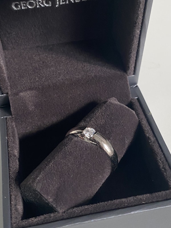 Georg Jensen 18k Diamond Centenary ring - image 5