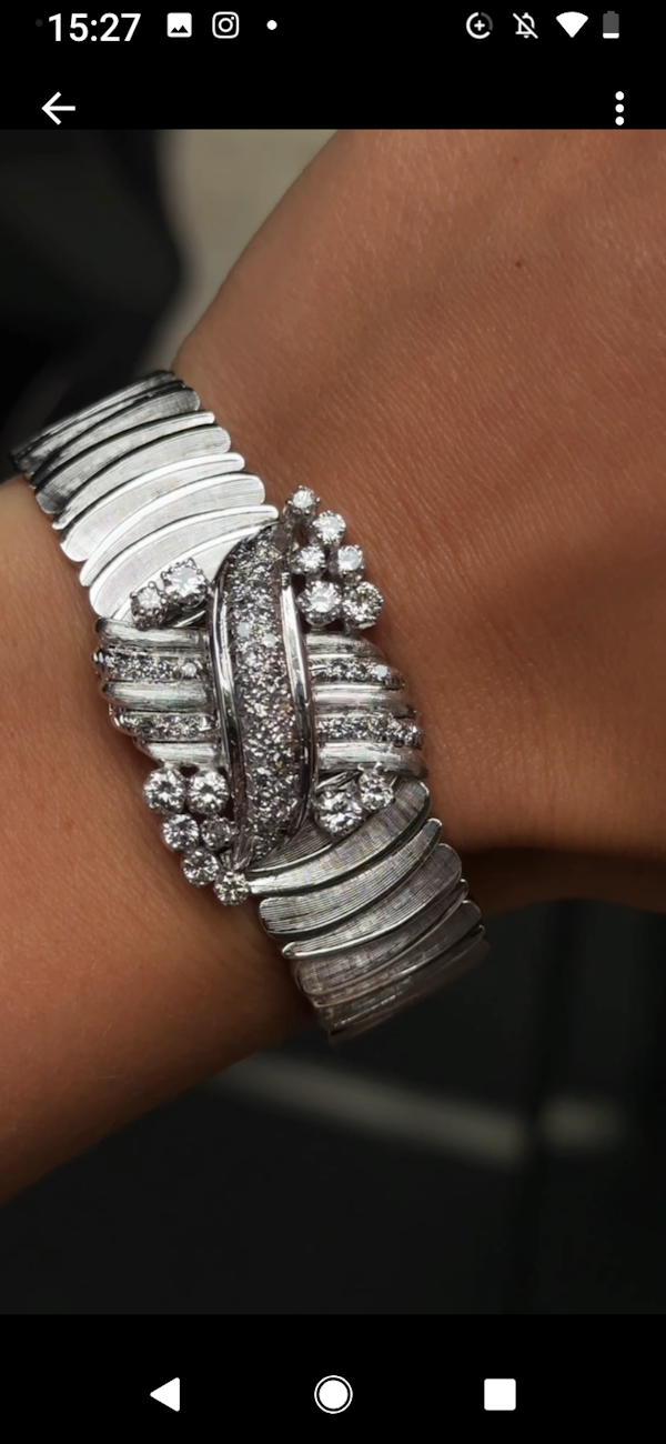 Vintage Diamond Bracelet - image 3