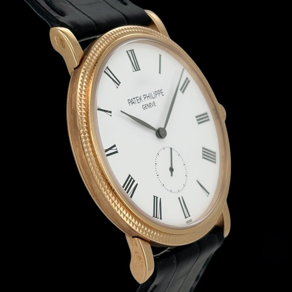 PATEK PHILIPPE CALATRAVA 36mm 18K ROSE GOLD FULL SET UK PAPERS 2013 - 5119R-001 - image 3