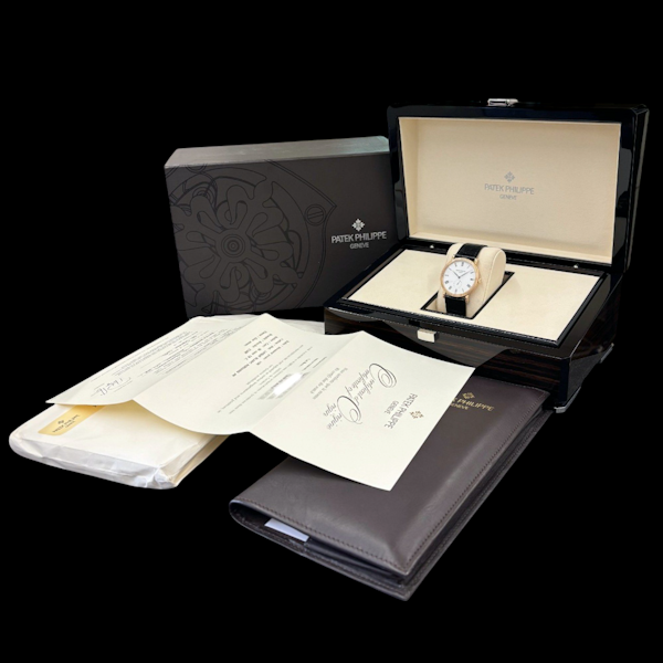 PATEK PHILIPPE CALATRAVA 36mm 18K ROSE GOLD FULL SET UK PAPERS 2013 - 5119R-001 - image 7