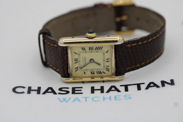 Cartier Tank Must De Tank Original Cartier Strap and Buckle - image 4