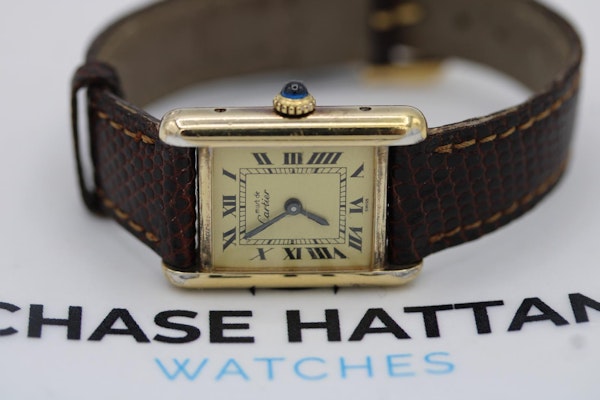 Cartier Tank Must De Tank Original Cartier Strap and Buckle - image 5