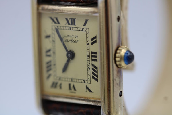 Cartier Tank Must De Tank Original Cartier Strap and Buckle - image 10