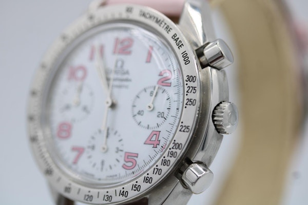 Omega Speedmaster Mother of Pearl Dial with Pink Hour Markers - image 14