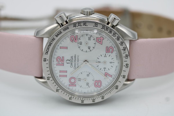 Omega Speedmaster Mother of Pearl Dial with Pink Hour Markers - image 15