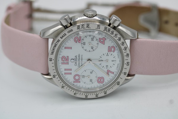 Omega Speedmaster Mother of Pearl Dial with Pink Hour Markers - image 10