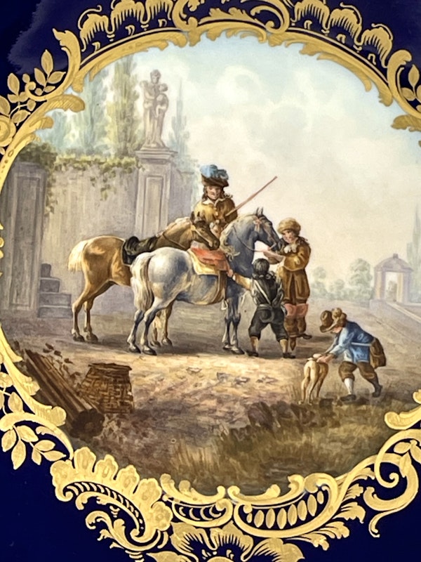 Reticulated Meissen cabinet plate - image 3