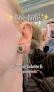 3.66ct Natural Jadeite & 0.81ct Diamond Earrings - image 5