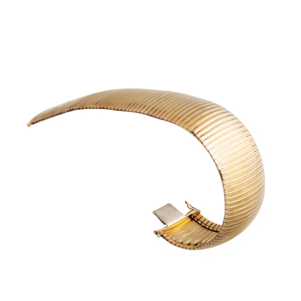 Vintage Gold Tubogas Bracelet | c.1970s - image 3