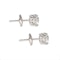 Old European Cut Diamond Stud Earrings in Platinum | 1.95 Carats Total - image 2