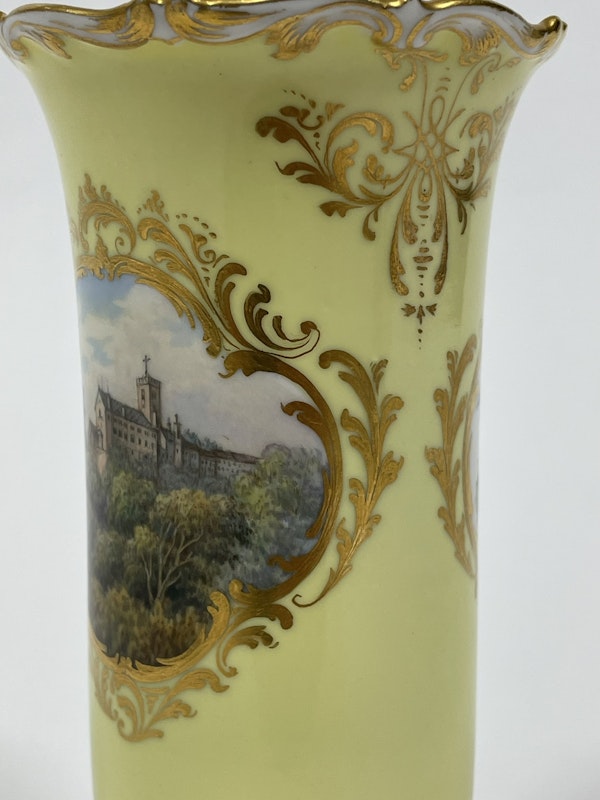 Meissen topographical vase - image 3