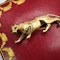Vintage Cartier Panthère 18ct Gold Brooch with Emerald Eyes | 1980s - image 2