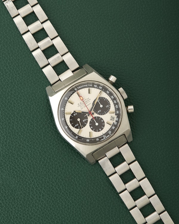Zenith A384 Vintage El Primero Gay Freres Ladder Bracelet - image 2
