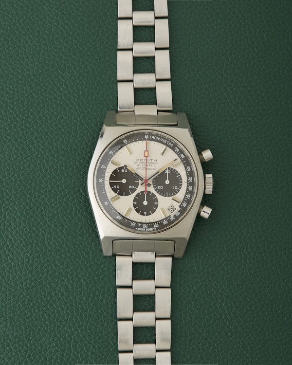 Zenith A384 Vintage El Primero Gay Freres Ladder Bracelet - image 1