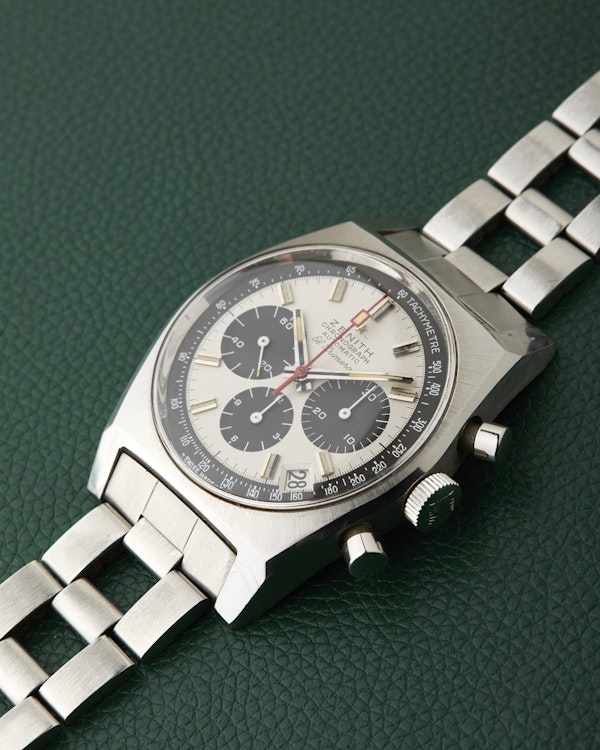 Zenith A384 Vintage El Primero Gay Freres Ladder Bracelet - image 6