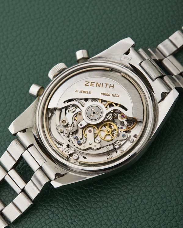 Zenith A384 Vintage El Primero Gay Freres Ladder Bracelet - image 16
