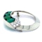 Gübelin Tourmaline & Diamond Brooch in 18ct White Gold | c.1930s - image 4